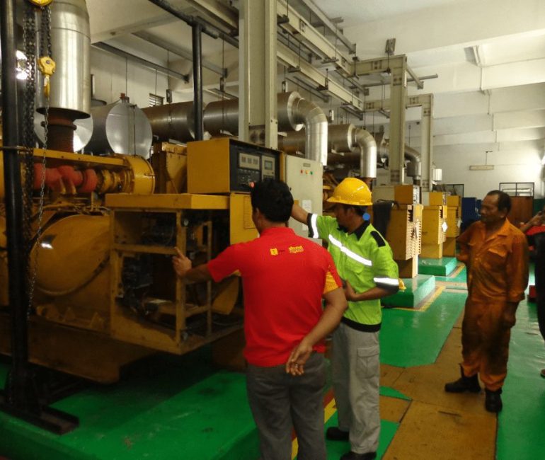 Produsen Komponen Mesin Indonesia, Jasa Repair & Recondition Indosat Data Center Daanmogot